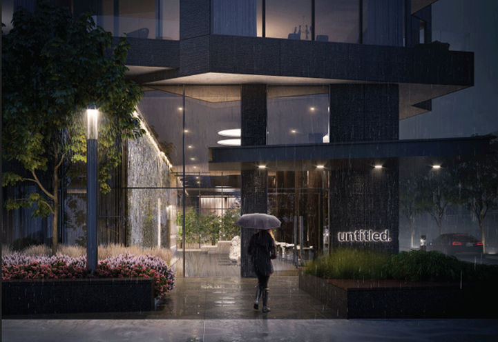 Ground Floor Resident Entrance at Untitled Toronto Condos 2