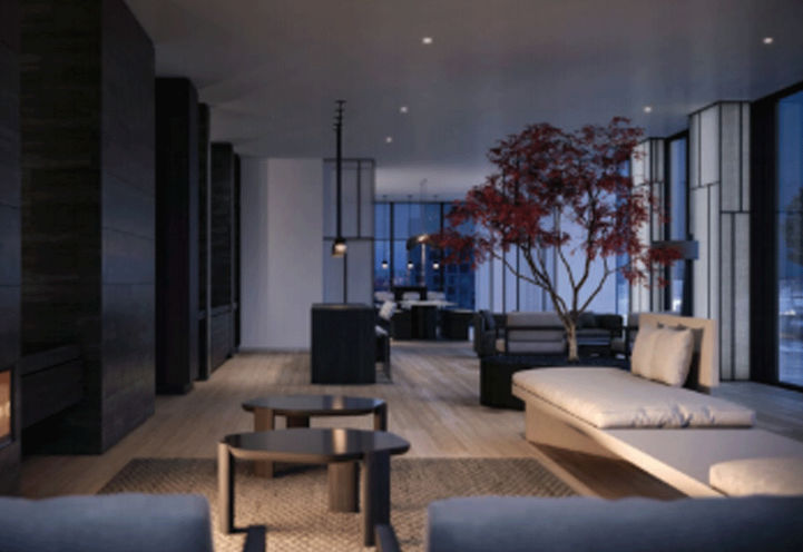 Indoor Lounge Area with Seating Areas at Untitled Toronto Condos 2