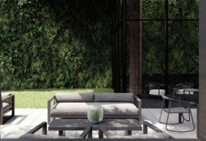 Outdoor Co-Working Garden Space with Seating at Untitled 2