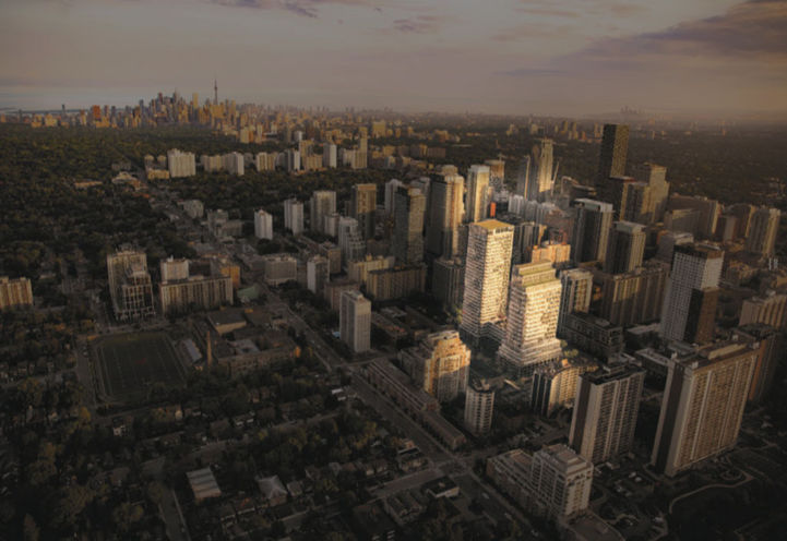 Panoramic View of Untitled Toronto Condos 2