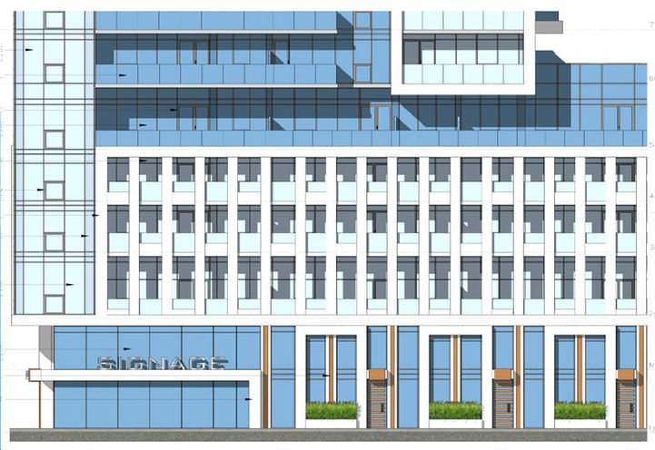 Retail Signage at Untitled Toronto Condos 2 Early Rendering