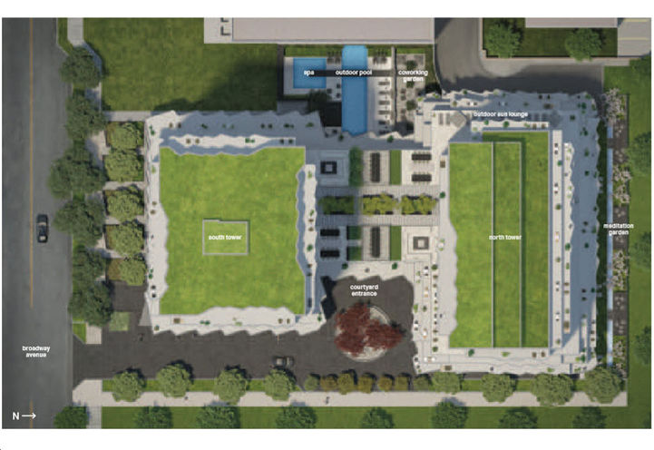 Community Site Plan of Untitled Toronto Condos