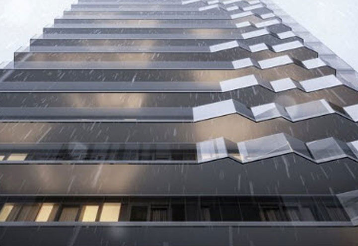 Looking Up at the Balcony  Design at Untitled Toronto Condos