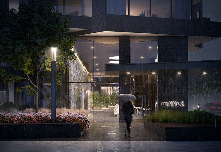 Resident Entrance at Untitled Toronto Condos