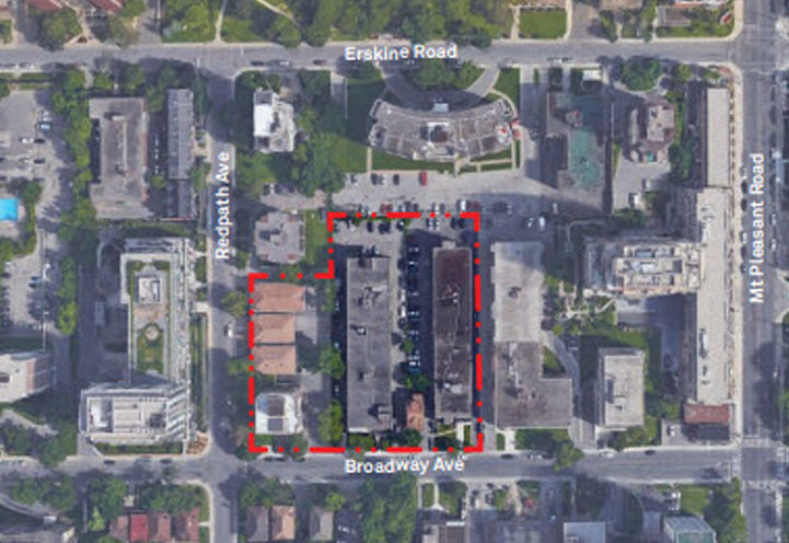 Showing Aerial View of the Future Proposed Subject Site
