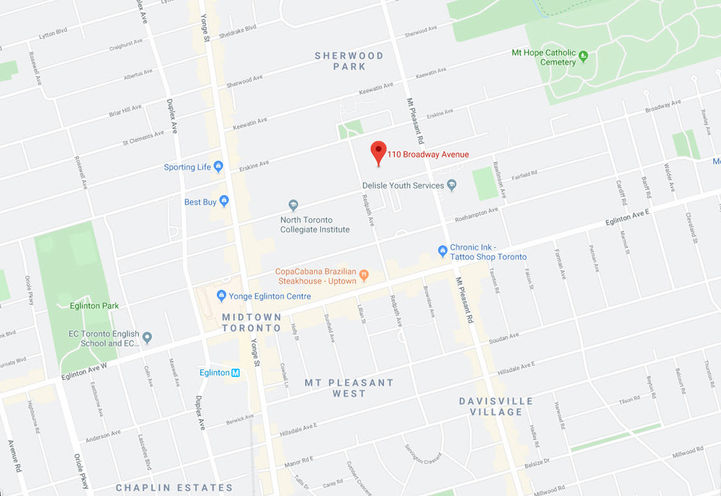 Untitled Toronto Condos Located at 110 Broadway Ave