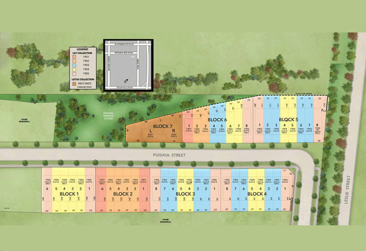 Uplands of Swan Lake Towns Site Map