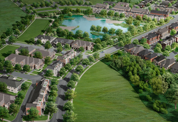 Upper Joshua Creek Towns Aerial View