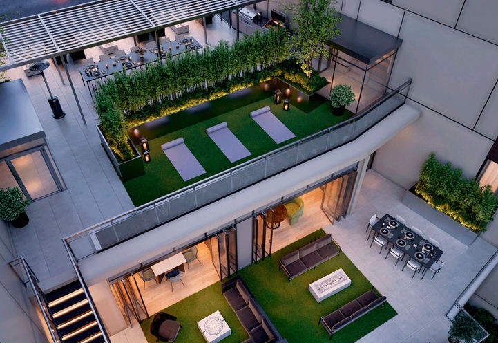 Verde Living Condos Aerial View of Terrace