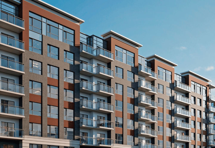 Verde Living Condos Close Up of Building Exterior