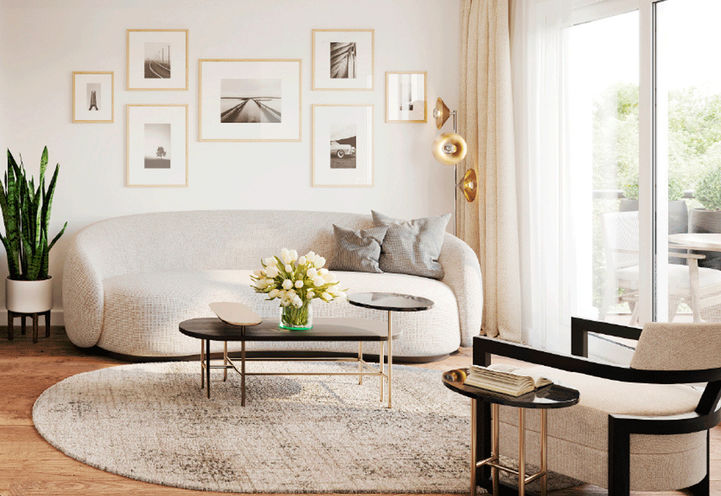 Verde Living Condos Living Room