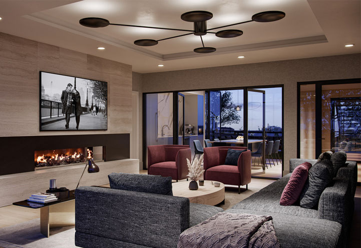 Verde Living East Condos Lounge