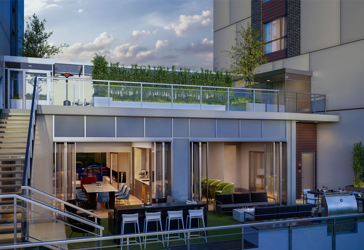 Verde Living East Condos Lower Terrace