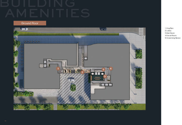 Verge East Condos Ground Floor Amenity Plan