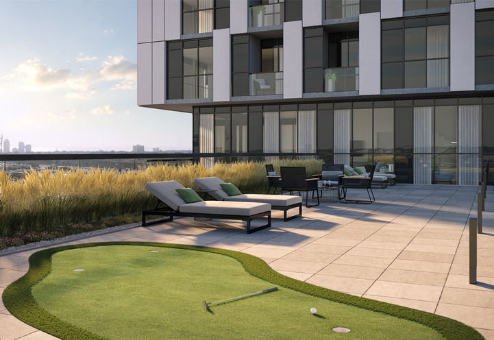 Verge East Condos Outdoor Terrace