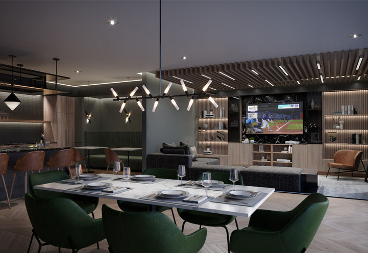 Verge East Condos Party Room