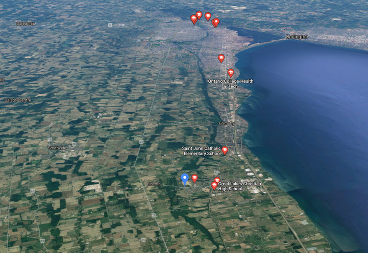 3D Map of Vibrant Condos by Vista Ridge With Nearby Schools