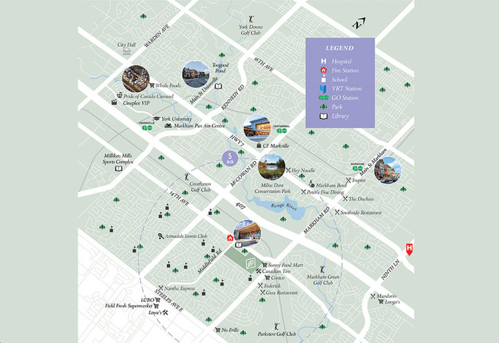 Victory Green Homes Amenities Map