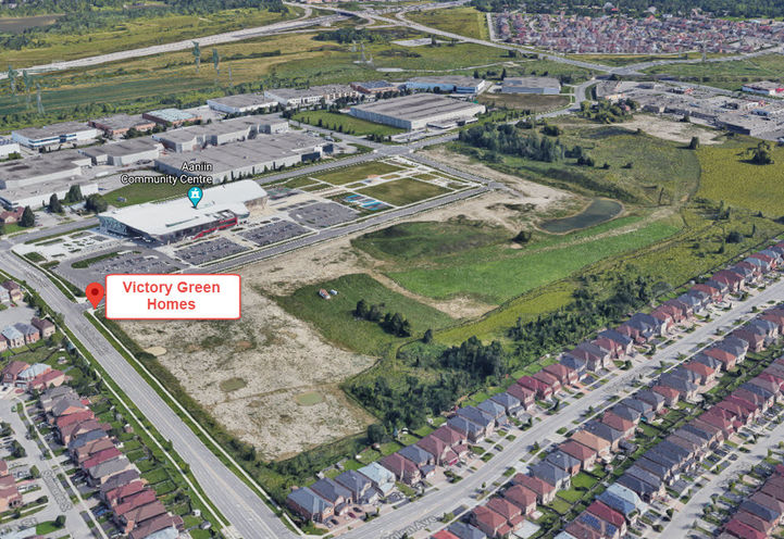 Victory Green Homes Upcoming Site Location Aerial View
