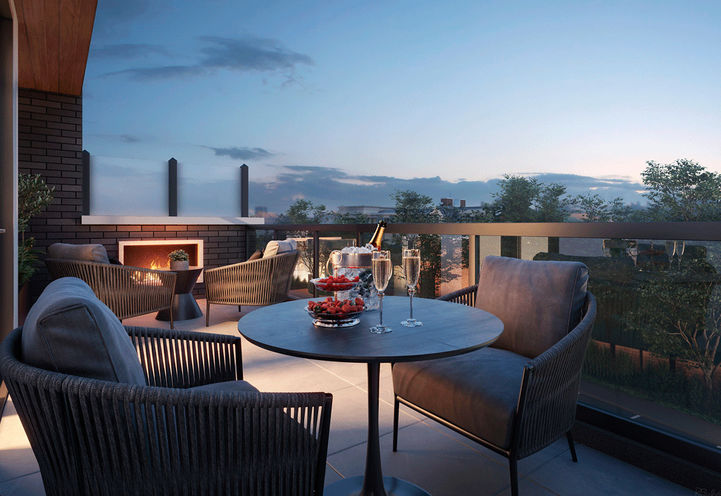 Vineyard Square Towns Balcony View