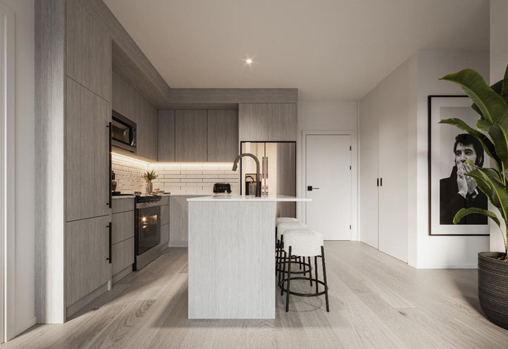 Violette Condos Calgary Suite Kitchen