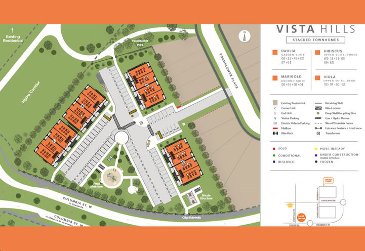 Vista Hills - Aerial View of Site Plan