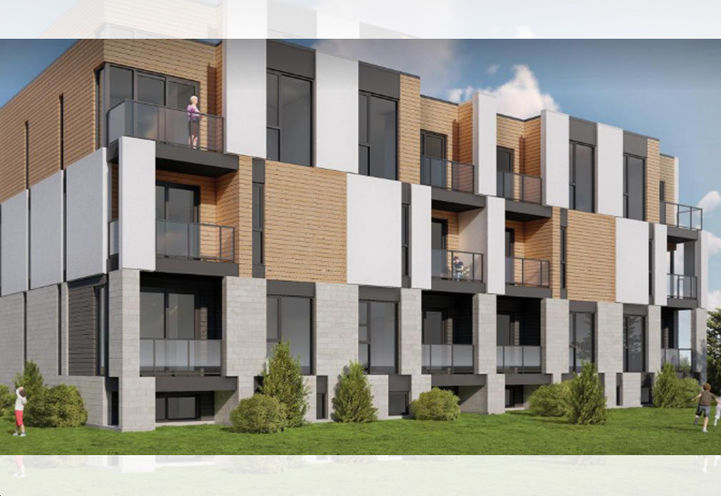 Vista Hills - Exterior Rear View of Stacked Towns