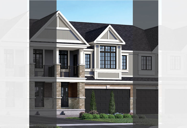 Vista Hills Exterior View of Hillrock Model Townhome