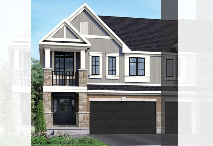 Vista Hills Exterior View of Twinleaf II Model Townhome