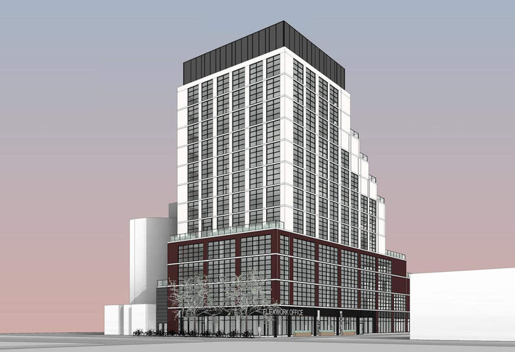 Initial Building Design for Warehouse Lofts Toronto