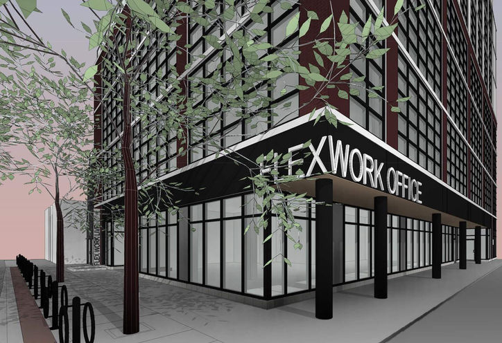 Initial Street Level Retail Space Design at Warehouse Lofts Toronto