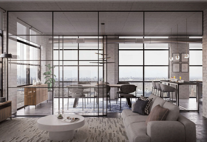 Loft Interiors of Warehouse Lofts