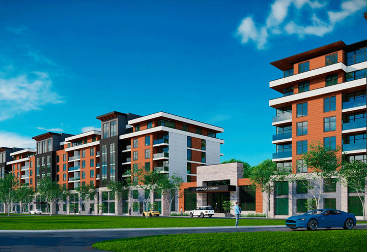 Exterior View of Wasaga Beach Lux Condos