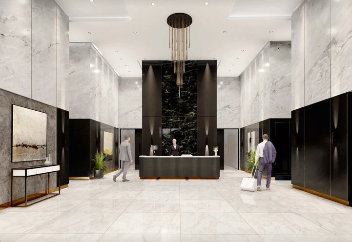 Wasaga Beach Lux Condos Interior View of Lobby