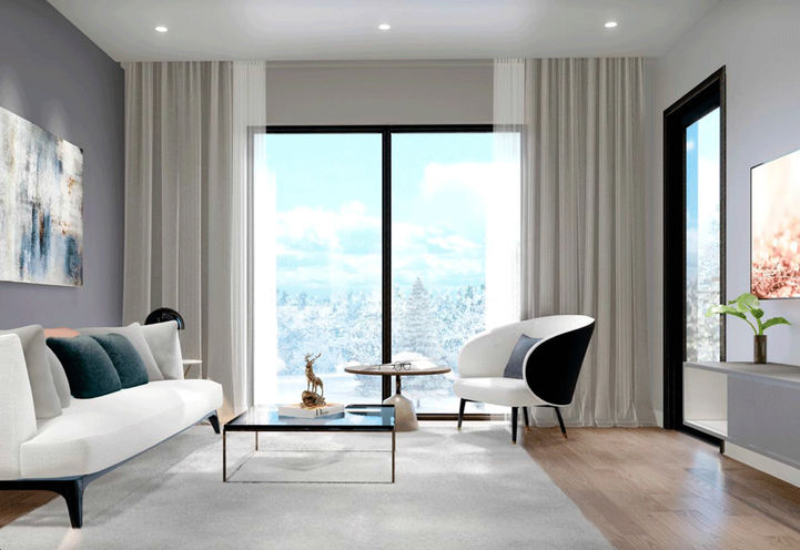 Wasaga Beach Lux Condos Living Room Interior