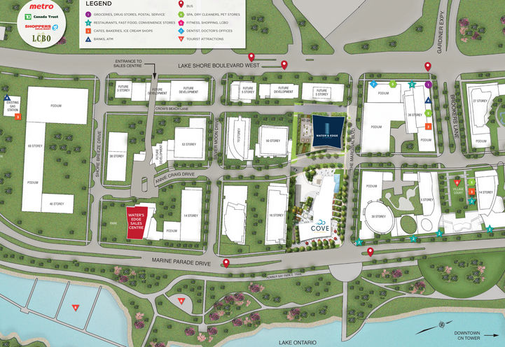 Water's Edge at the Cove- Neighborhood Amenities