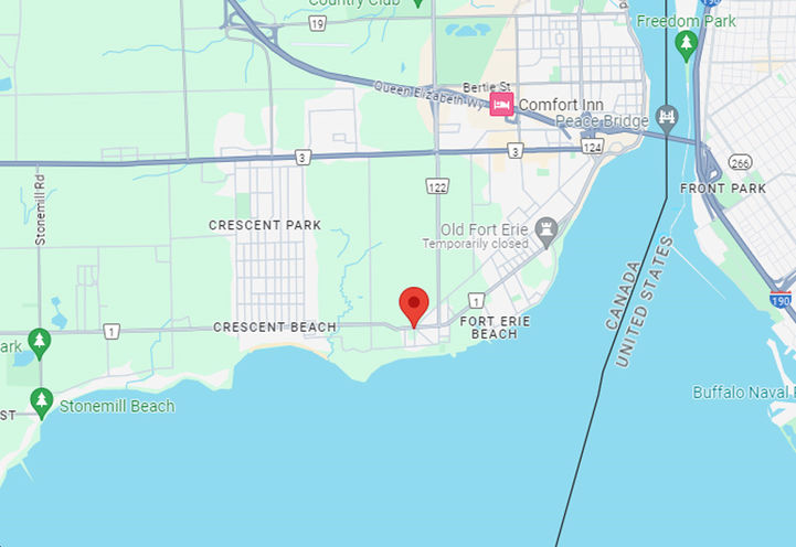 Waverley Beach Condos Map View of Project Location