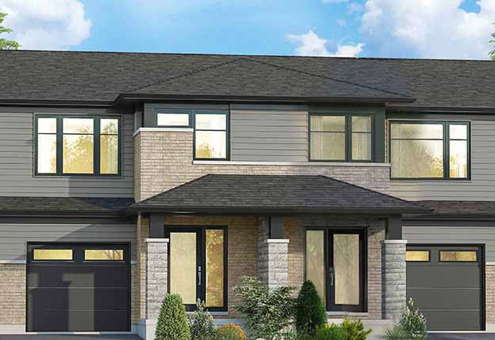 West Creek Towns Exterior View of Units