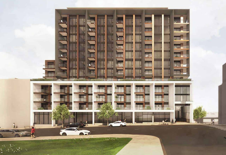 Westbend Residences View of the Building Early Design