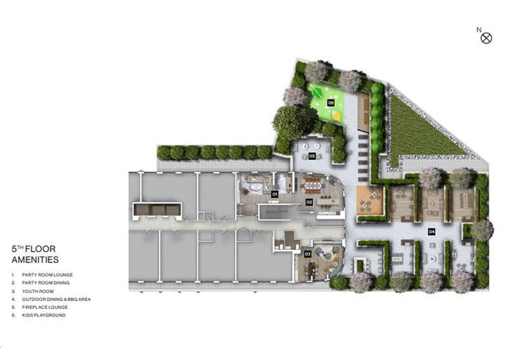 Westerly Condos 5th Floor Amenities