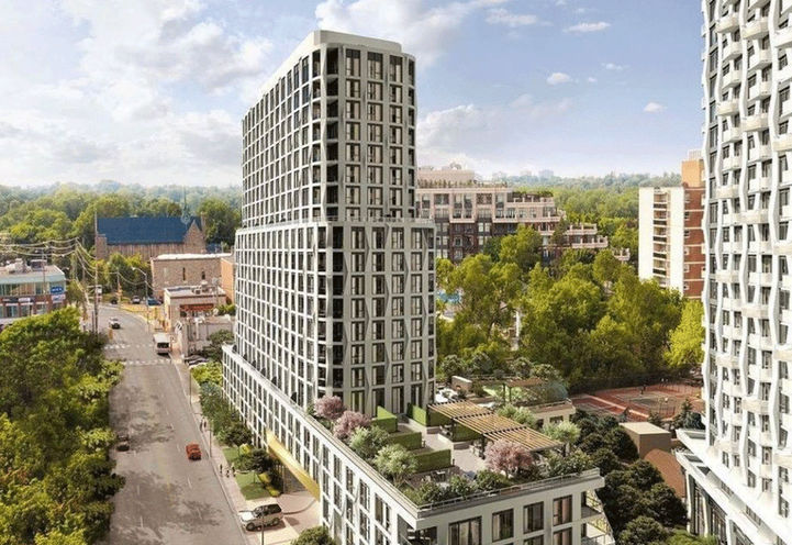 Westerly Condos- Aerial View of Building Exterior