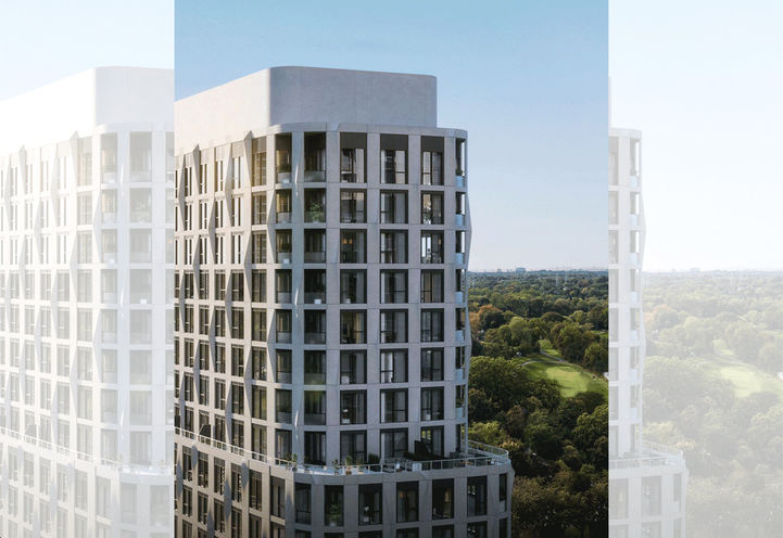 Westerly Condos - Birds Eye View of Buildings Exterior Upper Levels