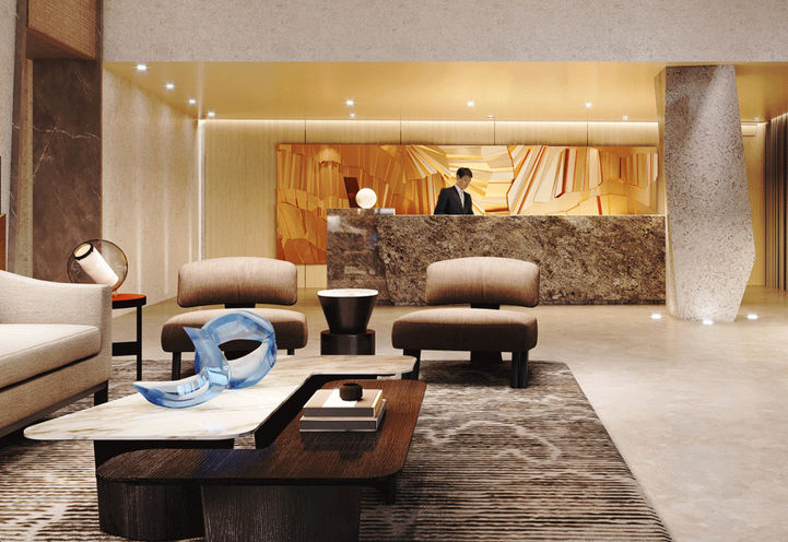 Westerly Condos - Concierge Desk with Waiting Area