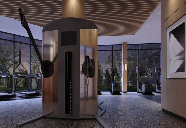 Westerly Condos - Exercise Zone with Weight Room