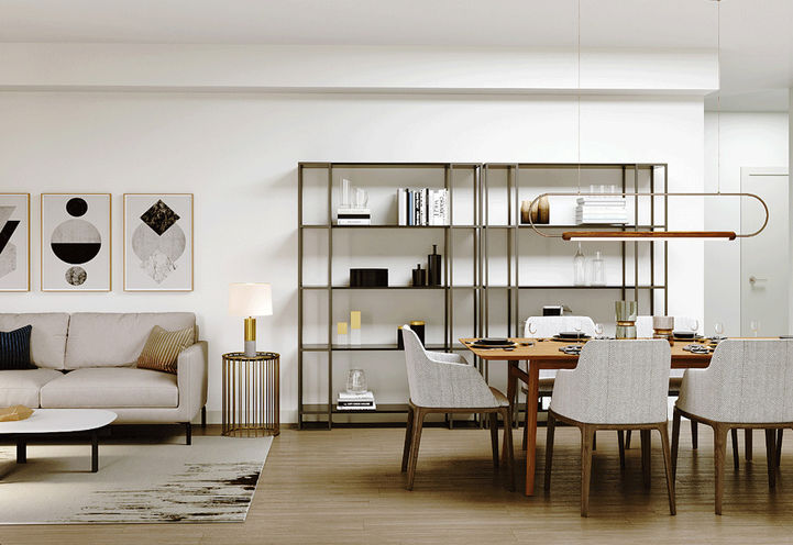 Westerly Condos - Living Room Suite Interior