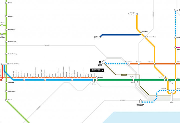 Westerly Condos Location Along Transit Lines