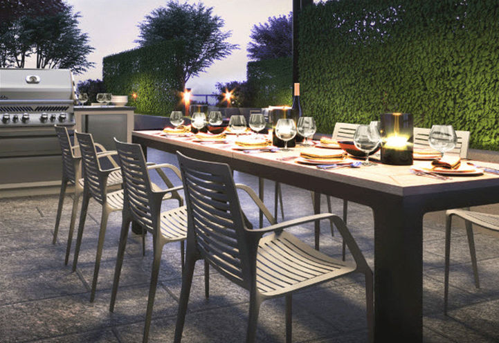 Westerly Condos - Private BBQ Area