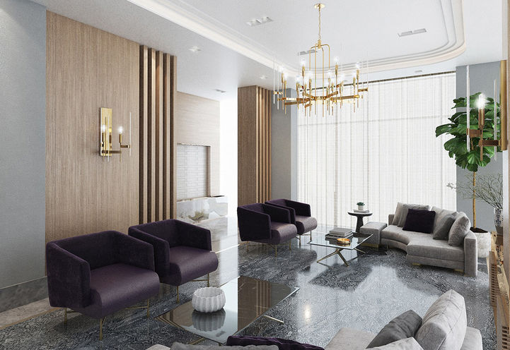 Westmount Boutique Residences Seating Within Lobby