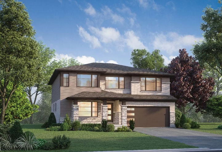 Westwoods on the Creek Homes Exterior View of Detached Model