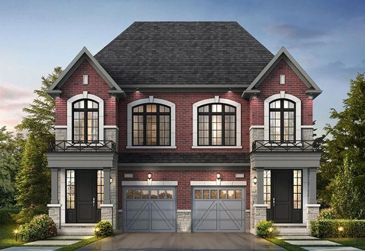 Whitby Meadows Exterior View of Semi Detached Homes